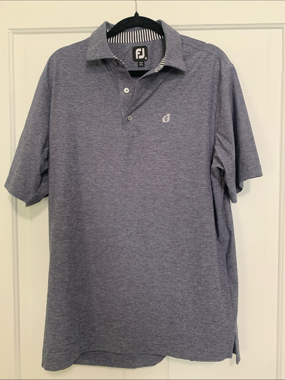 FootJoy Heather Navy Men's Performance Polo
